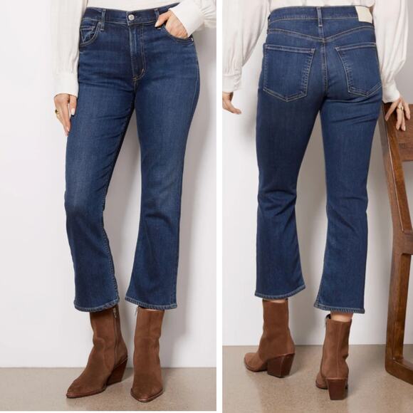 CITIZENS OF HUMANITY Isola Straight Crop Courtland Jeans Size 27 - Picture 1 of 9